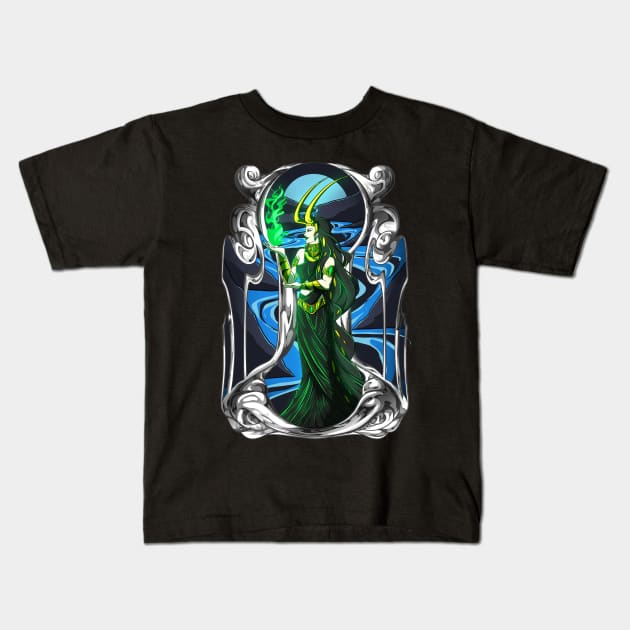Macabre Chaos II Kids T-Shirt by ShrikeDesigns